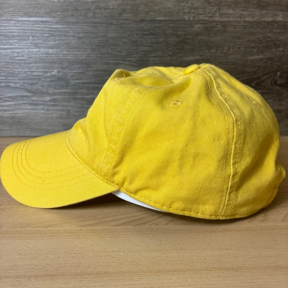 Degelman Hat Cap Strap Back Yellow Adjustable